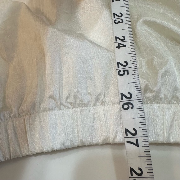 Vintage MS Cambridge Hooded Jacket Hidden Full Zip Snap Buttons Pockets Size Med - Picture 14 of 14